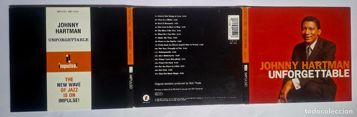 CDs de m&uacute;sica: JOHNNY HARTMAN. UNFORGATTABLE - Foto 3