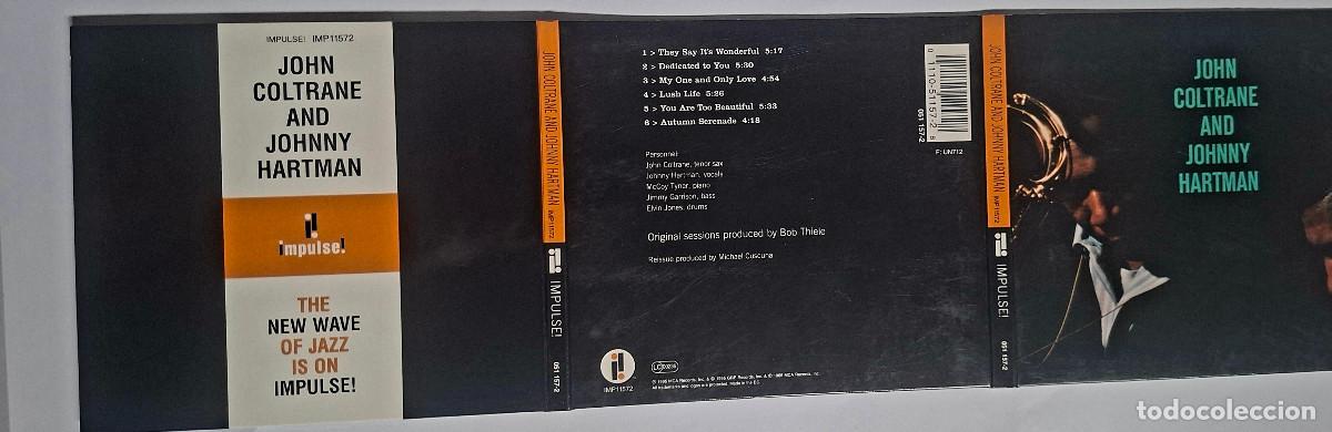 CDs de m&uacute;sica: JOHN COLTRANE AND JOHNNY HARTMAN - Foto 3