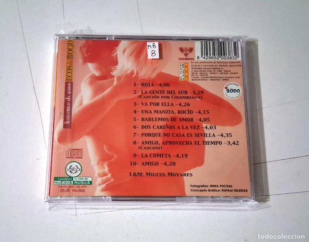 CDs de m&uacute;sica: ECOS DEL ROCIO &rdquo;HABLEMOS DE AMOR&rdquo; CD 10 TRACKS - Foto 2