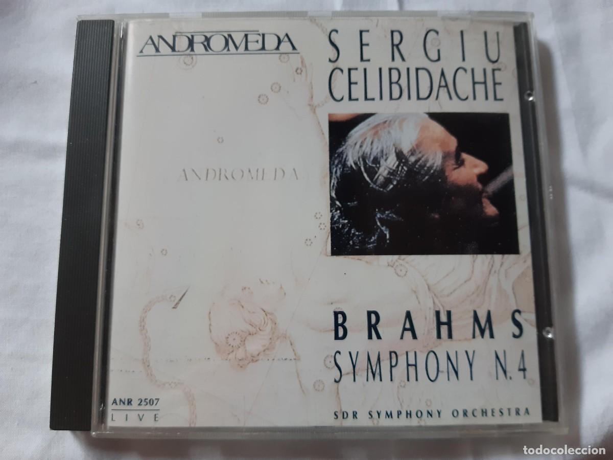 CDs de m&uacute;sica: SERGIU CELIBIDACHE BRAHMS SYMPHONY 4 CD - Foto 1