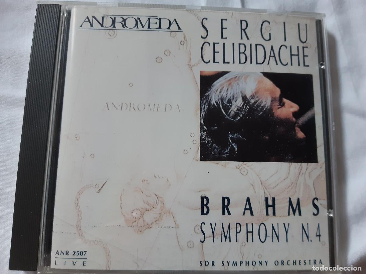 CDs de m&uacute;sica: SERGIU CELIBIDACHE BRAHMS SYMPHONY 4 CD - Foto 3