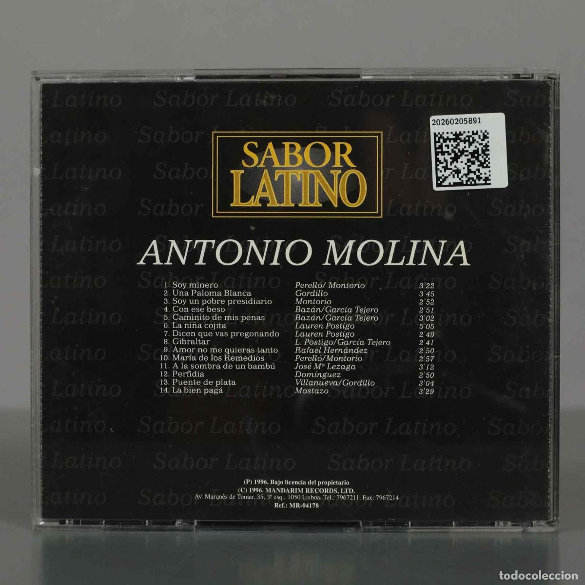 CDs de m&uacute;sica: CD. Antonio Molina &ndash; La Copla - Foto 2