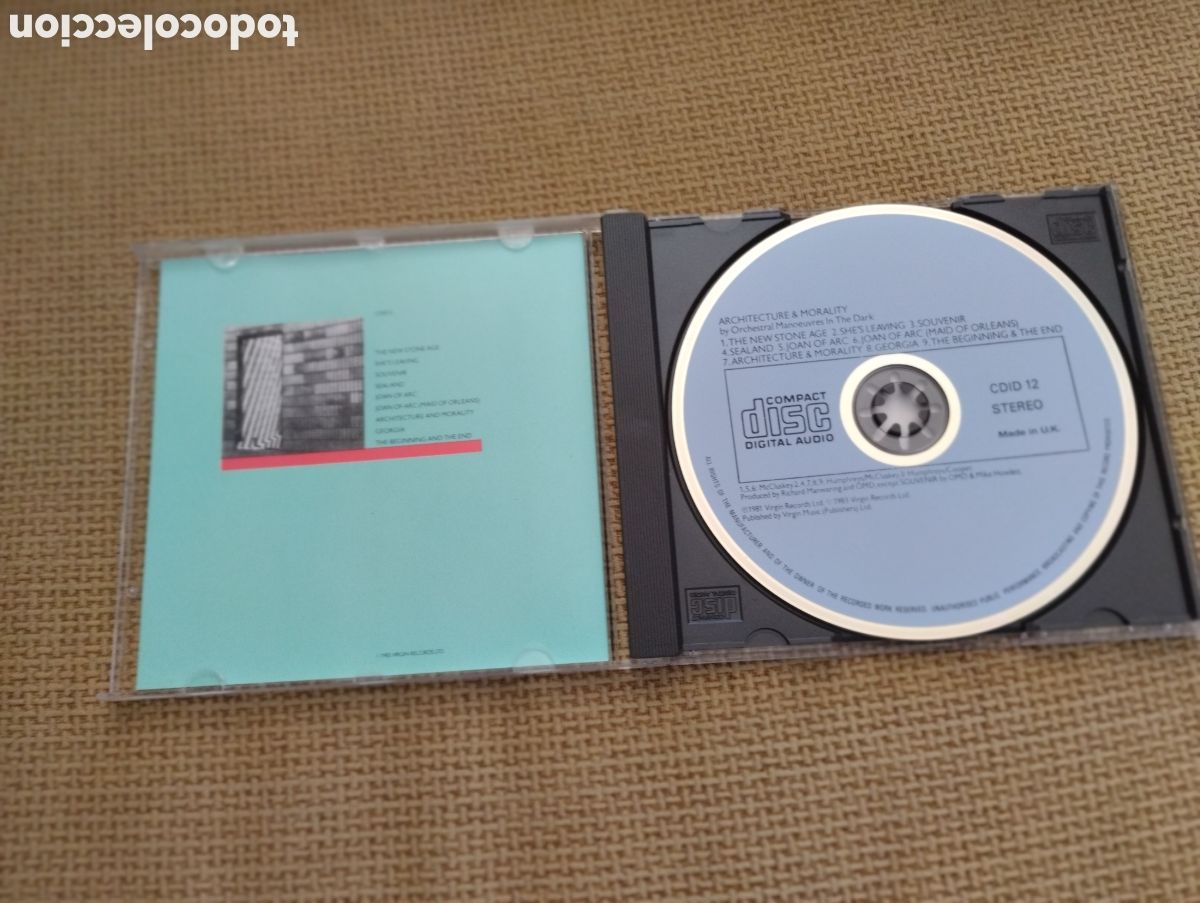 CDs de m&uacute;sica: CD OMD ARCHITECTURE & MORALITY - Foto 2