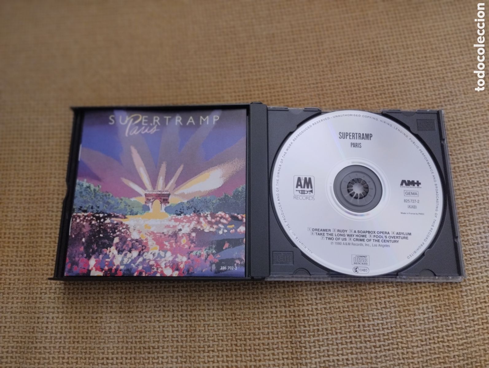 CDs de m&uacute;sica: CD Doble SUPERTRAMP PARIS - Foto 2
