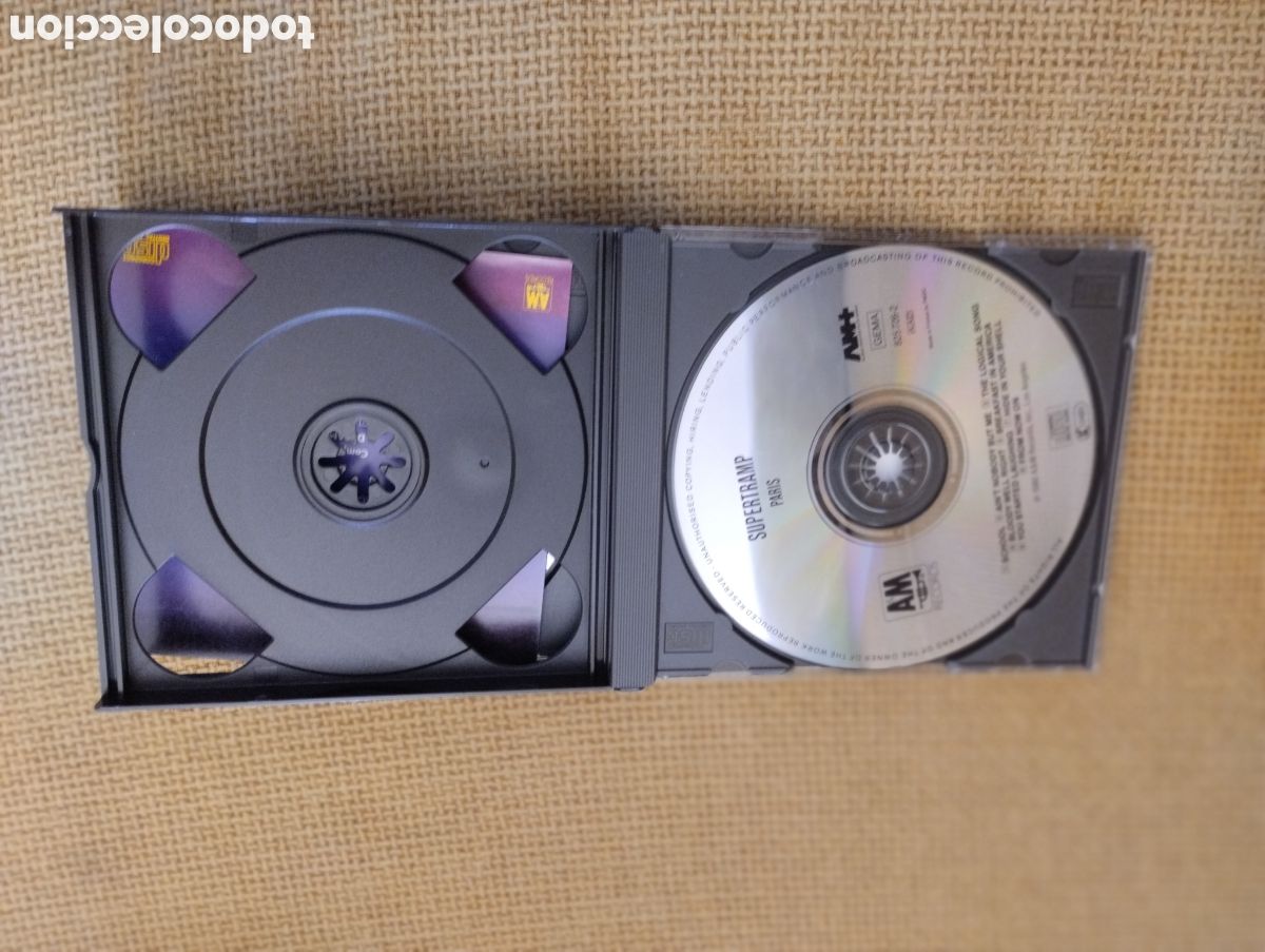 CDs de m&uacute;sica: CD Doble SUPERTRAMP PARIS - Foto 3
