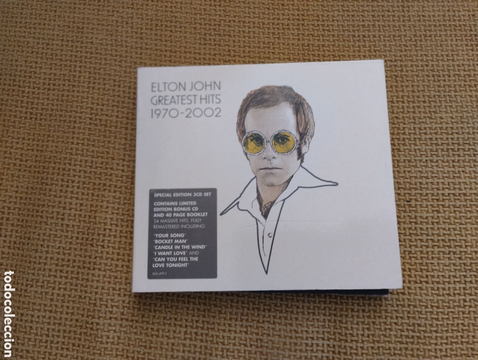 CDs de m&uacute;sica: CD ELTON JOHN GREATEST HITS 1970-2002 - Foto 1