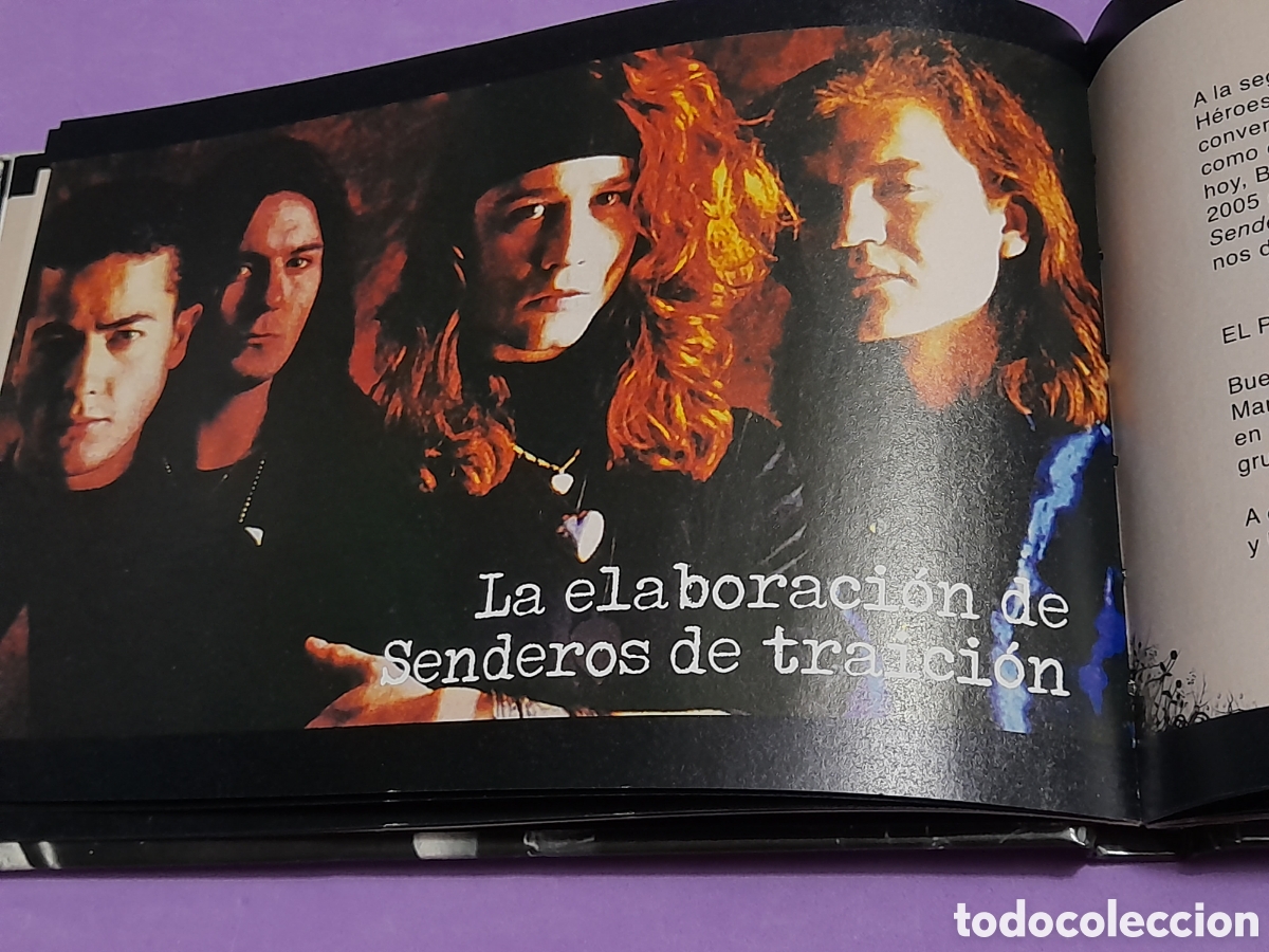 CDs de m&uacute;sica: Libro gu&iacute;a, CD, Heroes del Silencio, Senderos de Traici&oacute;n - Foto 5