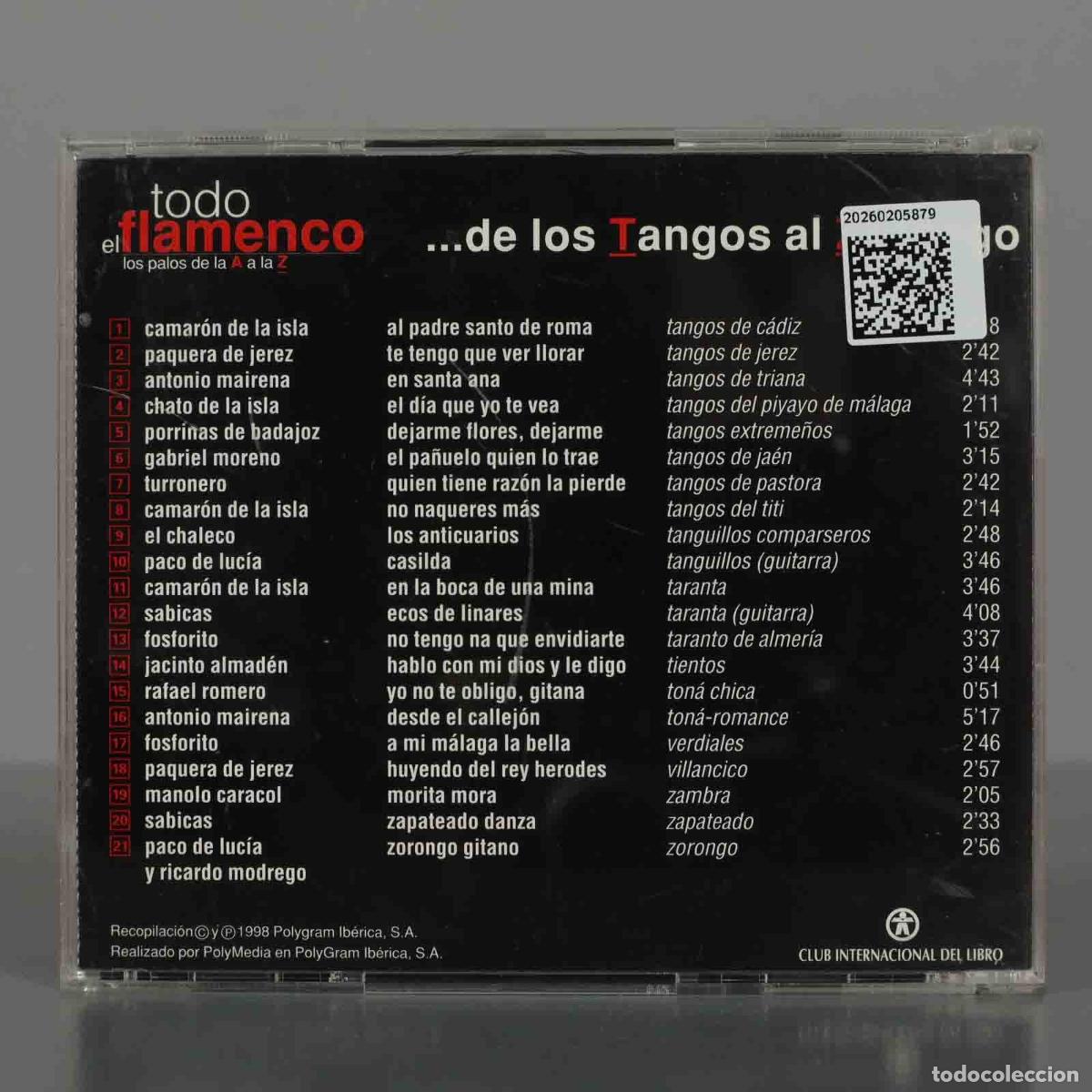 CDs de m&uacute;sica: CD. Various &ndash; ...De Los Tangos Al Zorongo - Foto 2