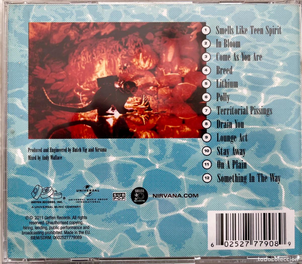 CDs de m&uacute;sica: NIRVANA. NEVERMIND. CD REMASTERIZADO DIGITALMENTE 2011 MADE IN EU - Foto 2