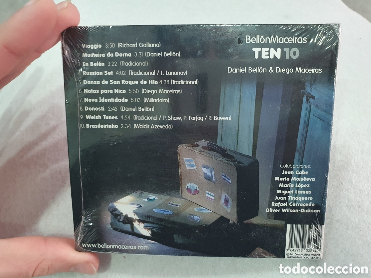 CDs de m&uacute;sica: CD. Bellon Maceiras. Ten10. (L62) - Foto 2
