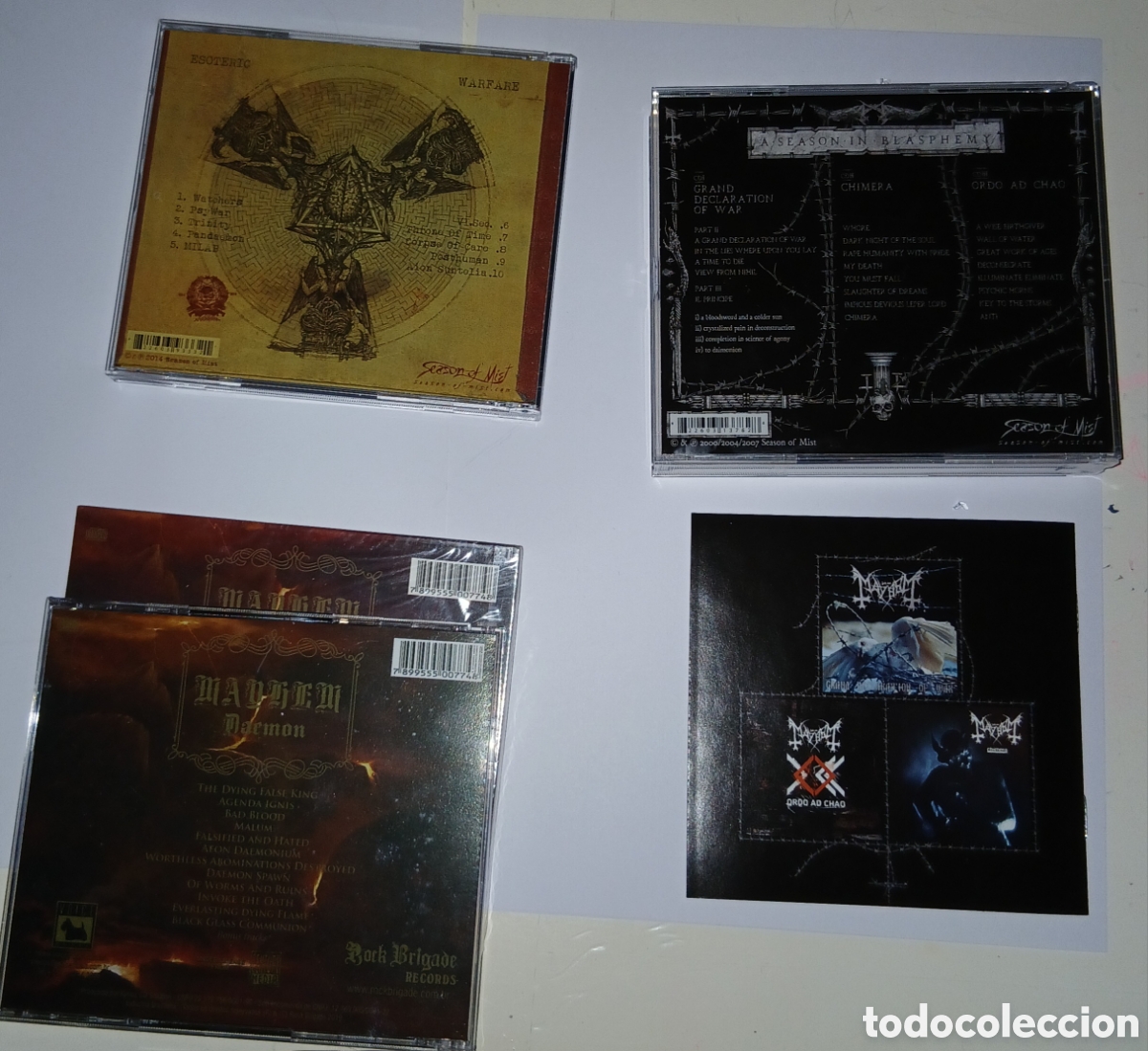 CDs de m&uacute;sica: Mayhem 5 CDs black metal - Foto 3