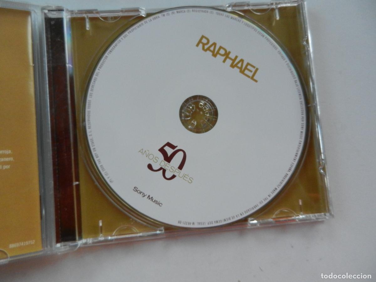 CDs de m&uacute;sica: RAPHAEL , 50 A&Ntilde;OS DESPU&Eacute;S - CD - SONY 2008 - Foto 2