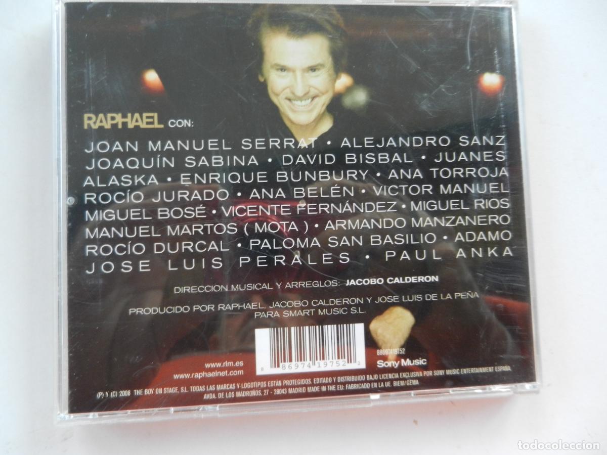 CDs de m&uacute;sica: RAPHAEL , 50 A&Ntilde;OS DESPU&Eacute;S - CD - SONY 2008 - Foto 3