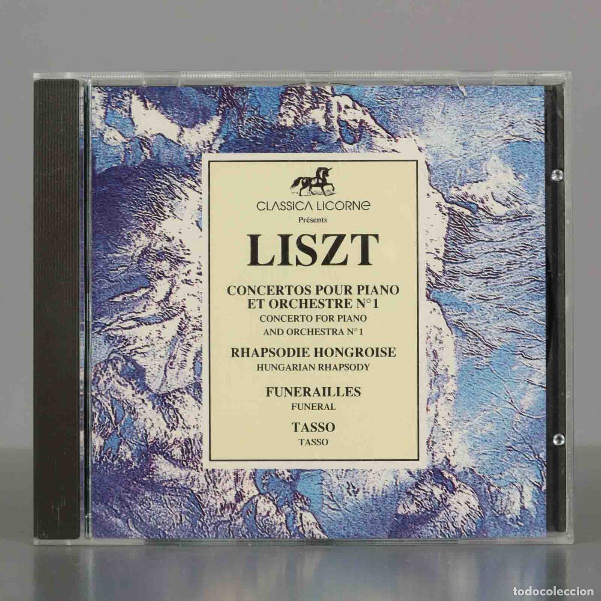 CDs de M&uacute;sica: CD. Liszt &ndash; Concertos Pour Piano Et Orchestre N&deg;1 - Rapsodie Hongroise - Fun&eacute;railles - Tasso