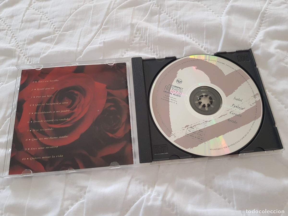 CDs de m&uacute;sica: Cd Isabel Pantoja - Coraz&oacute;n Herido 1992 - Foto 2