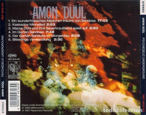 CDs de m&uacute;sica: AMON D&Uuml;&Uuml;L &lrm;&ndash; PSYCHEDELIC UNDERGROUND CD 1997 KRAUTROCK, PSYCHEDELIC ROCK, EXPERIMENTAL - Foto 2