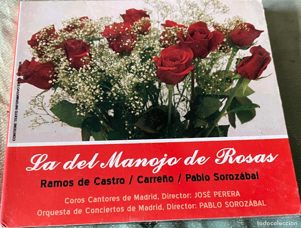 CDs de M&uacute;sica: 'La del Manojo de Rosas'. Zarzuela completa. Discos Novoson. 2010. Caja tipo digipack. Buen estado.