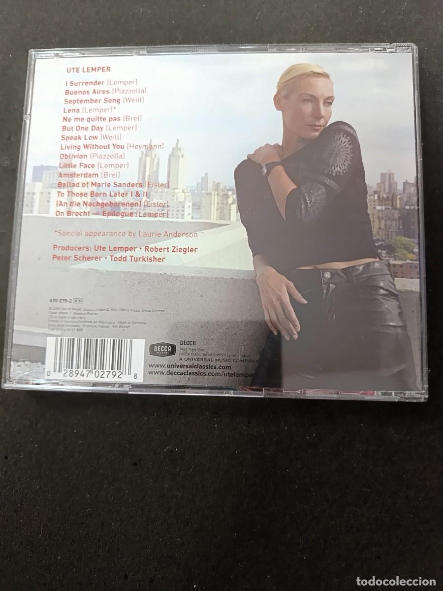 CDs de m&uacute;sica: UTE LEMPER.BUT ONE DAY... - Foto 2