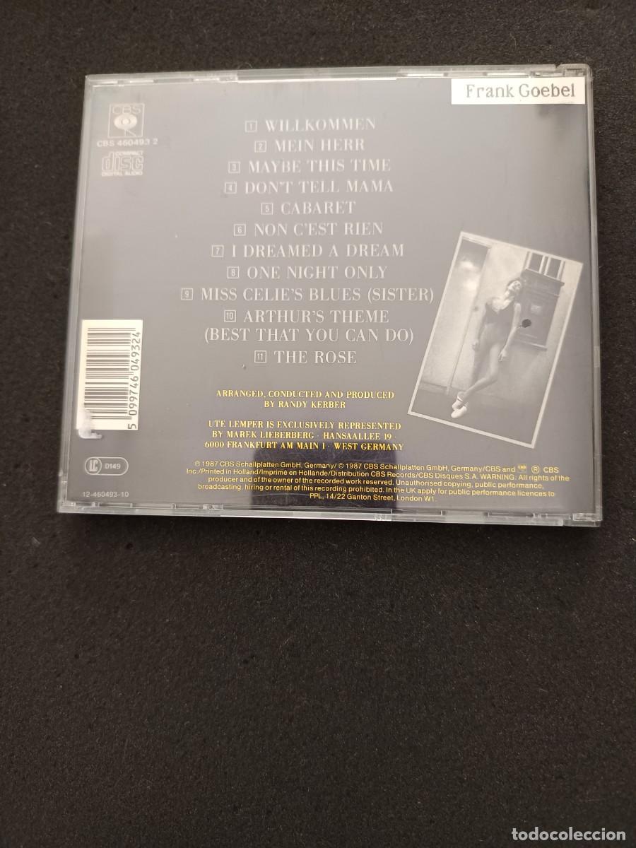 CDs de m&uacute;sica: CD. UTE LEMPER. LIFE IS A CABARET. CD. - Foto 2