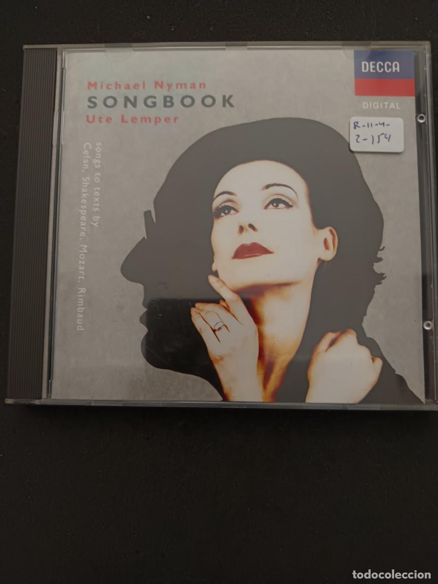 CDs de m&uacute;sica: UTE LEMPER. MICHAEL NYMAN. SONGBOOK. - Foto 1