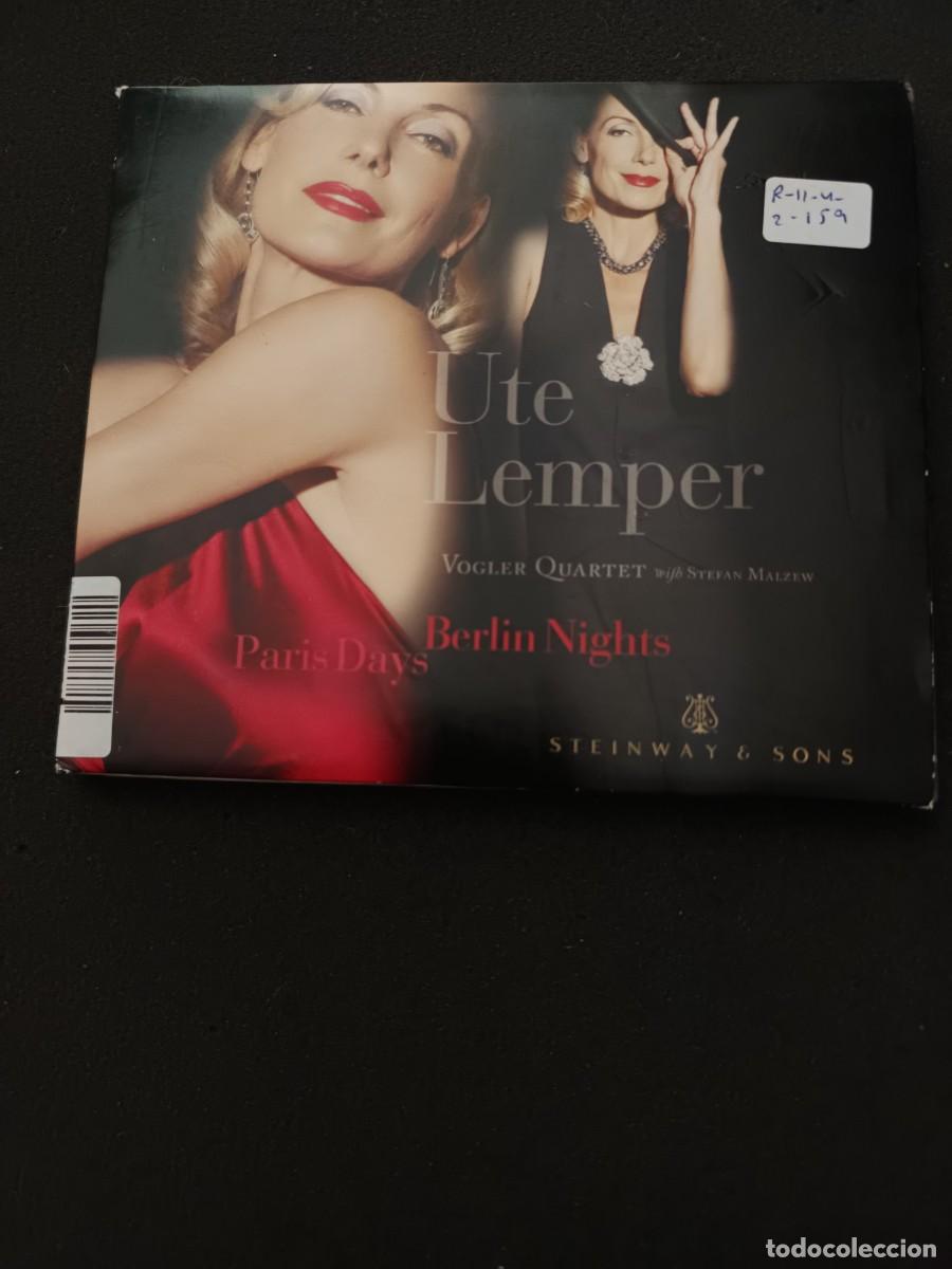 CDs de m&uacute;sica: UTE LEMPER. BERLIN NIGHTS. PARIS DAYS. - Foto 1