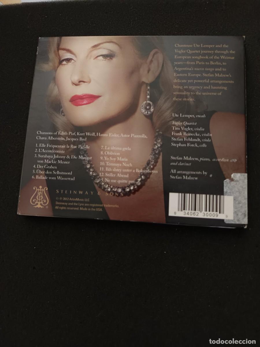 CDs de m&uacute;sica: UTE LEMPER. BERLIN NIGHTS. PARIS DAYS. - Foto 2