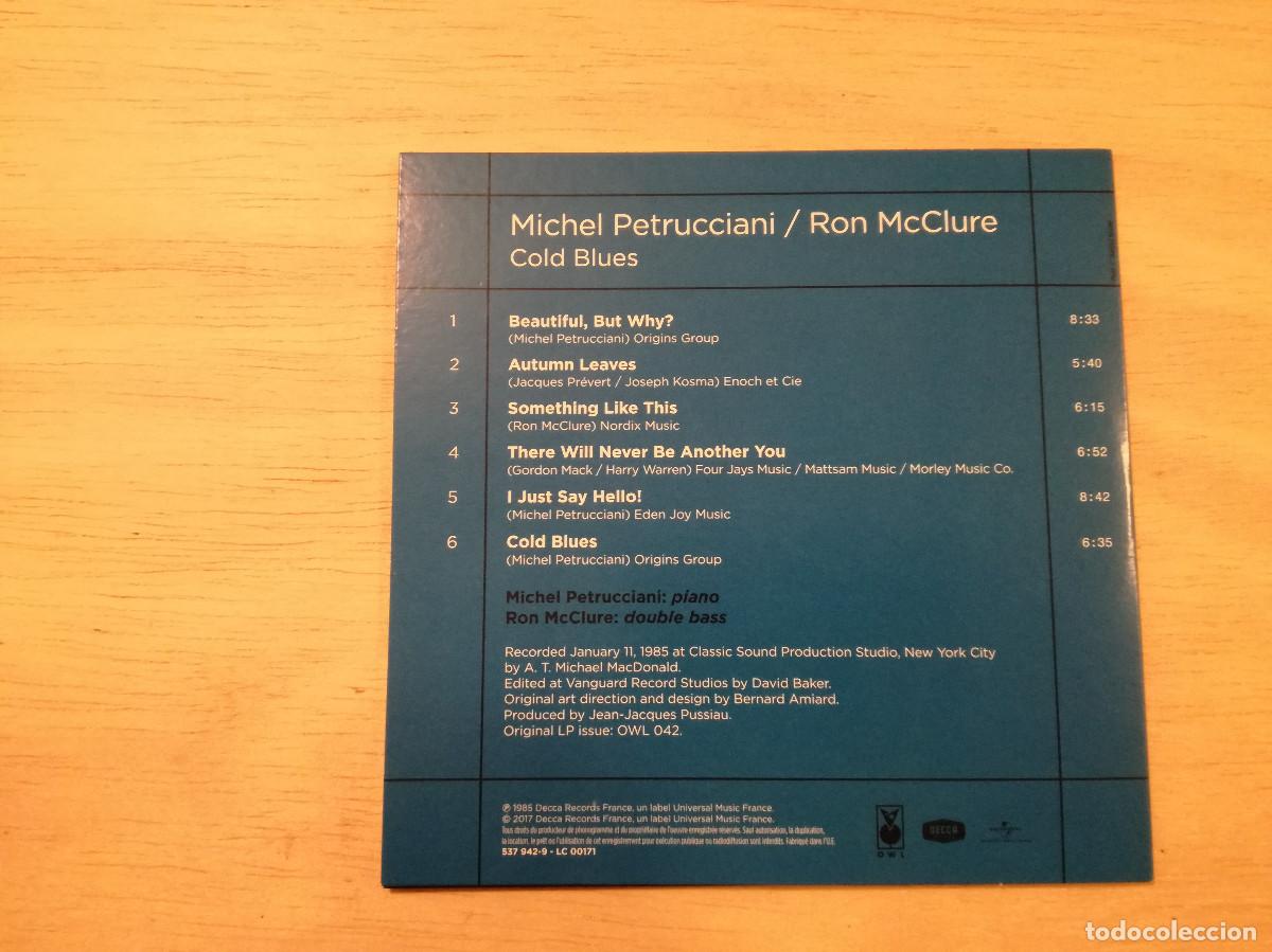 CDs de m&uacute;sica: MICHEL PETRUCCIANI & RON MCCLURE - COLD BLUES - Foto 2