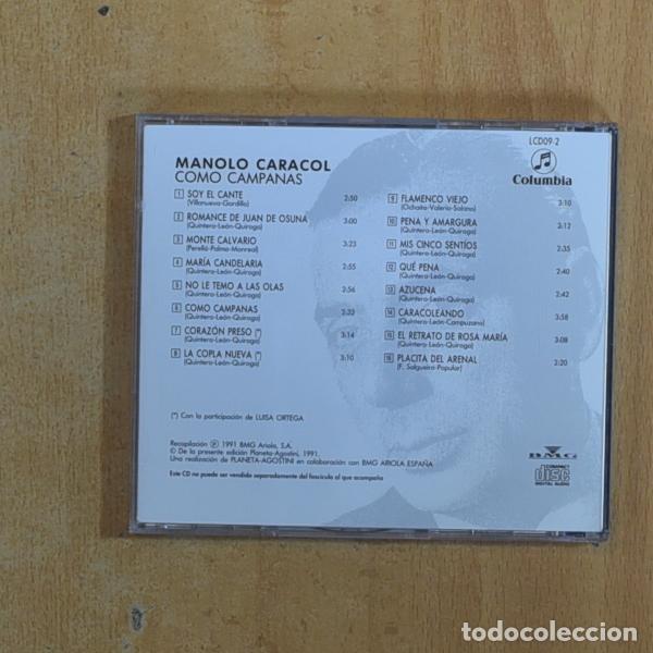 CDs de m&uacute;sica: MANOLO CARACOL - COMO CAMPANAS - CD - Foto 2