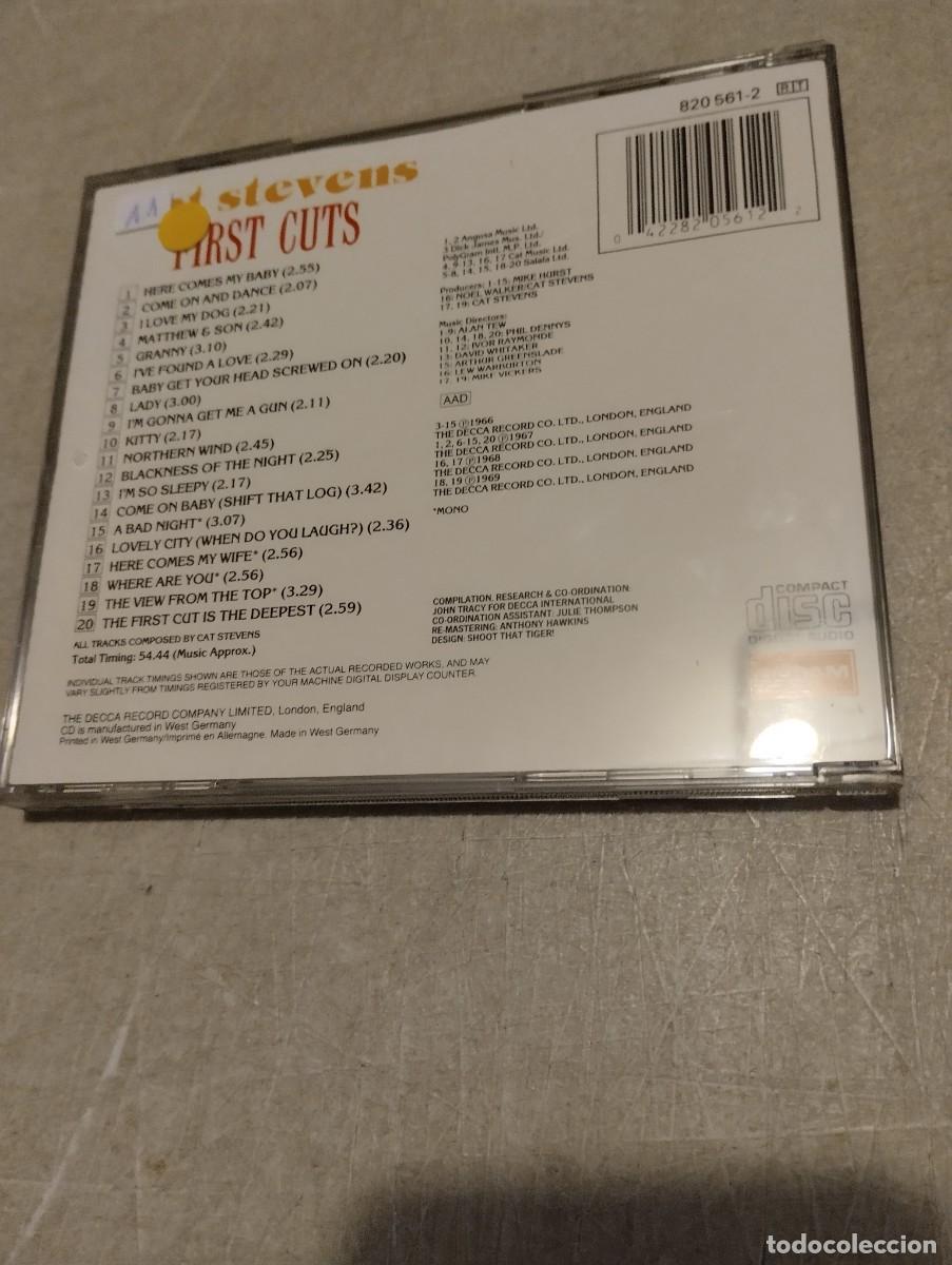 CDs de m&uacute;sica: CAT STEVENS CD FIRST CUTS - Foto 2