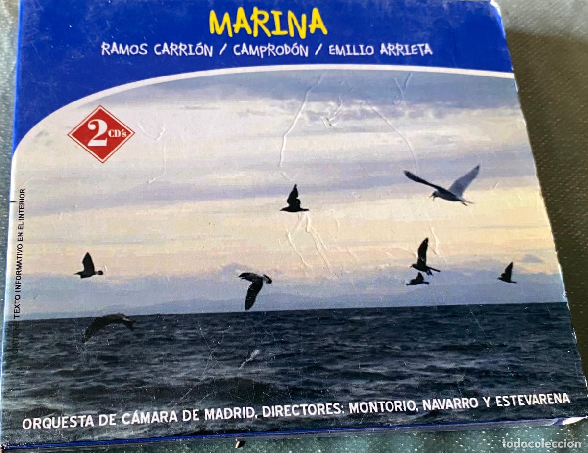 CD de M&uacute;sica: 'Marina'. Zarzuela completa en 2 CDs. Discos Novoson. 2009. Caja tipo digipack. Buen estado.