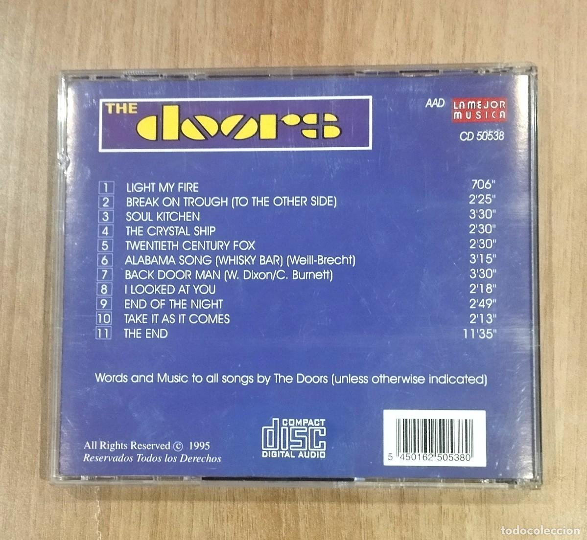 CDs de m&uacute;sica: CD &rdquo;THE DOORS&rdquo;. LIGHT MY FIRE. - Foto 2