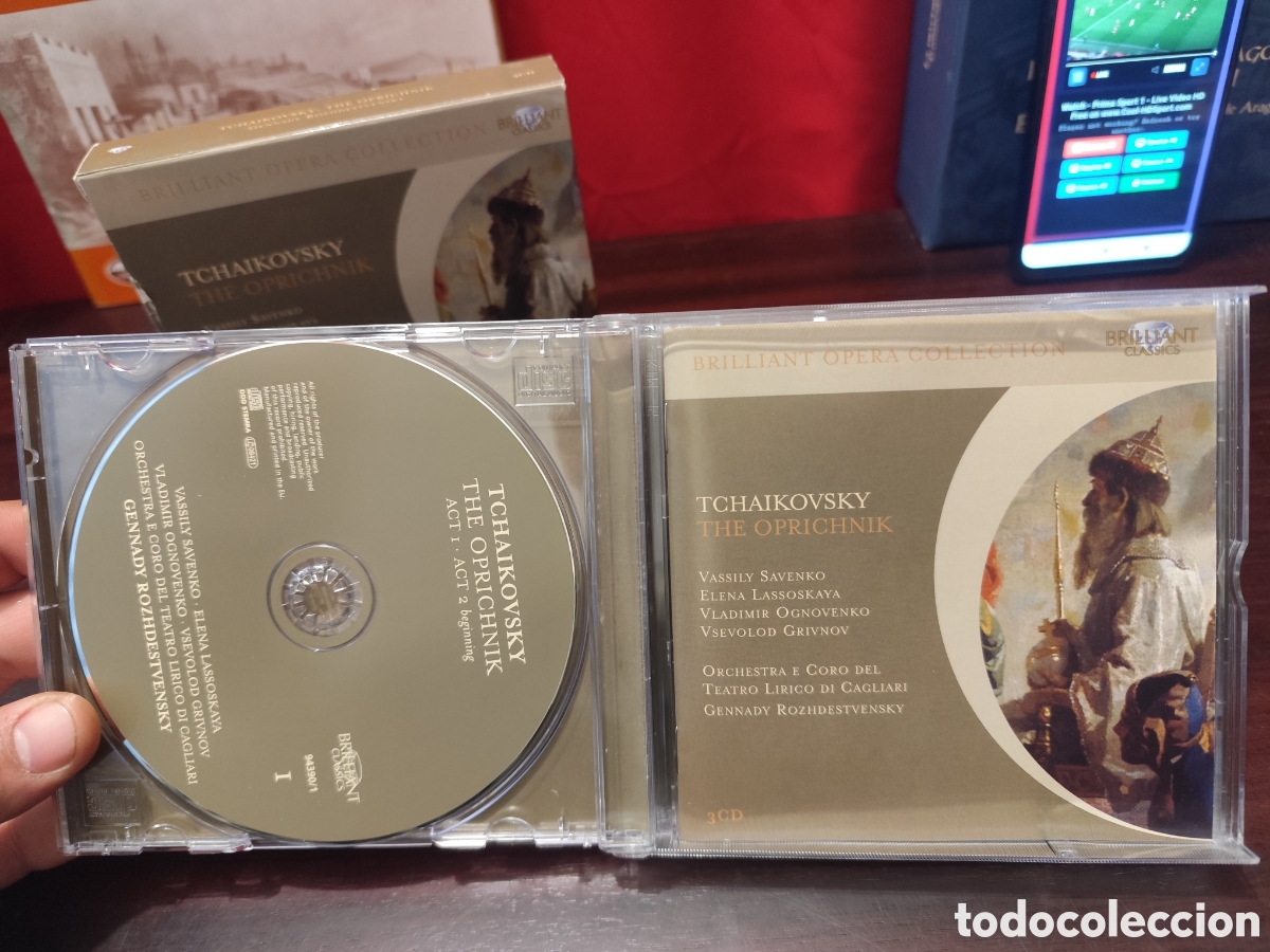 CDs de m&uacute;sica: TCHAIKOVSKY - THE OPRICHNIK 3 CD - BRILLIANT CLASSICS - Foto 5