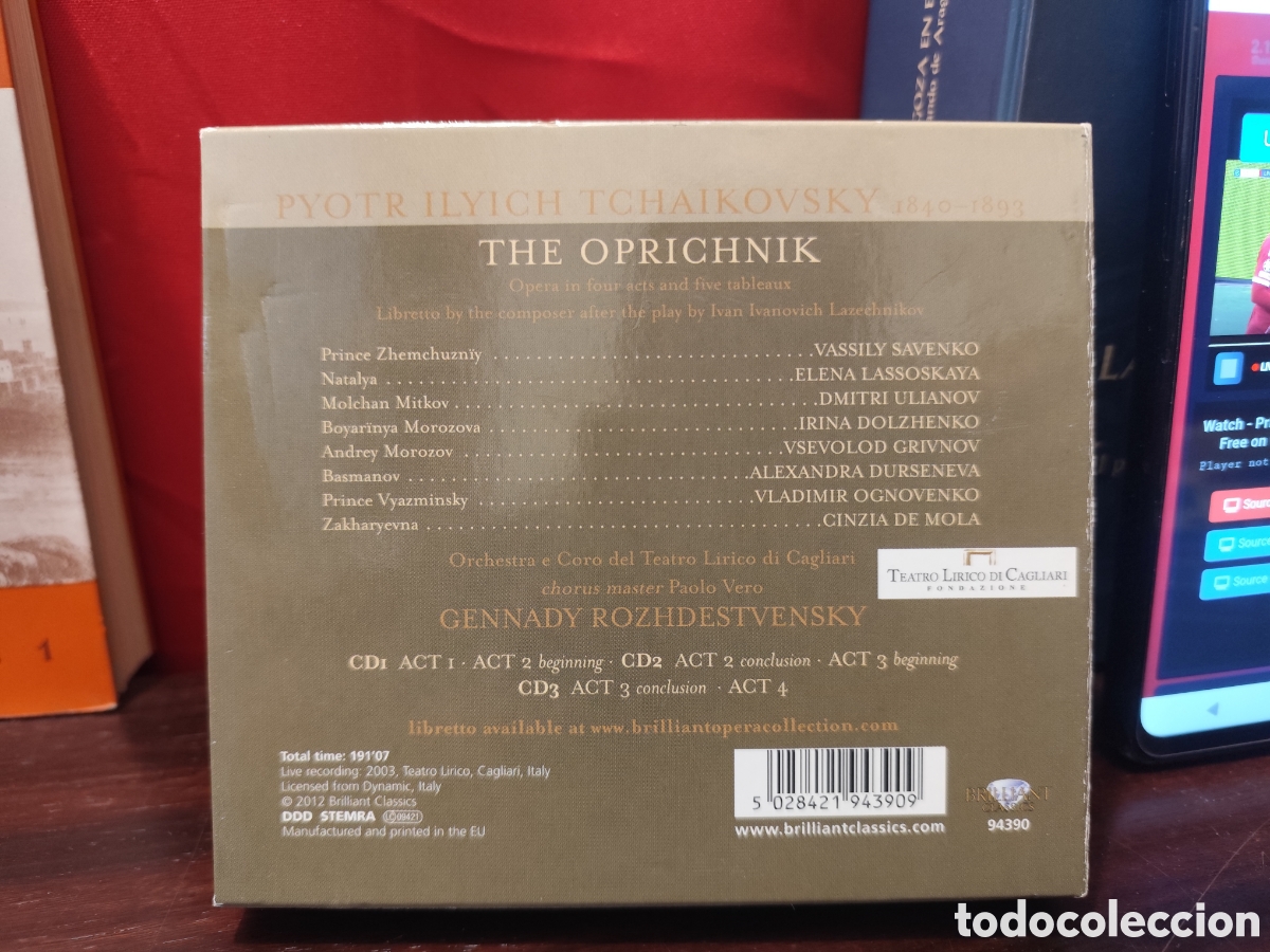 CDs de m&uacute;sica: TCHAIKOVSKY - THE OPRICHNIK 3 CD - BRILLIANT CLASSICS - Foto 11
