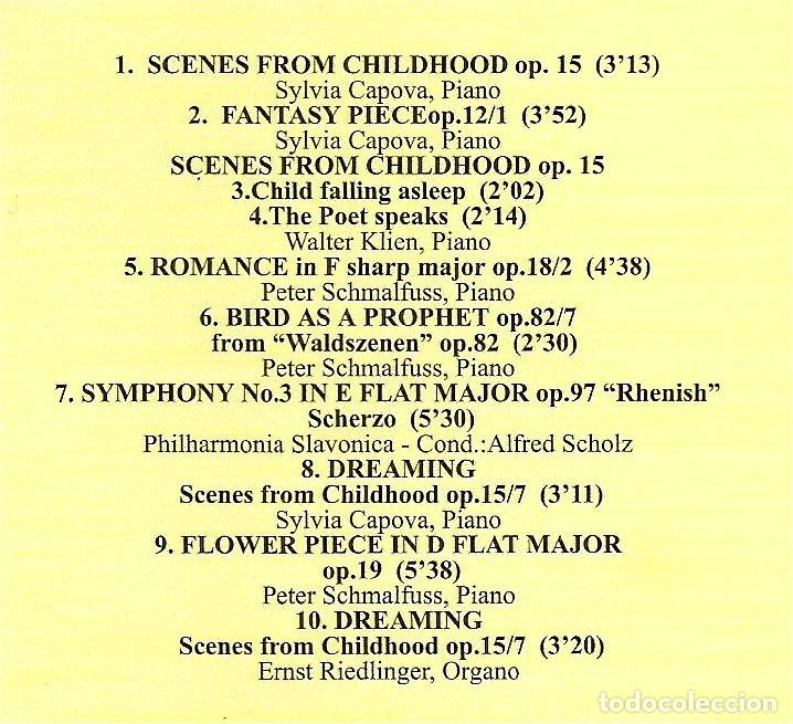 CDs de m&uacute;sica: ROBERT SCHUMANN - ROMANCE (CD) M&Uacute;SICA CL&Aacute;SICA - Foto 3