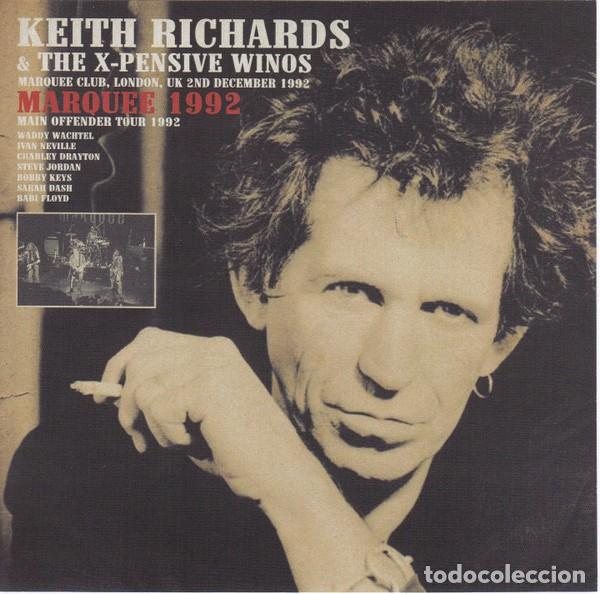 CDs de m&uacute;sica: 2 CDs - Keith RICHARDS - Live Marquee 1992 - Foto 1
