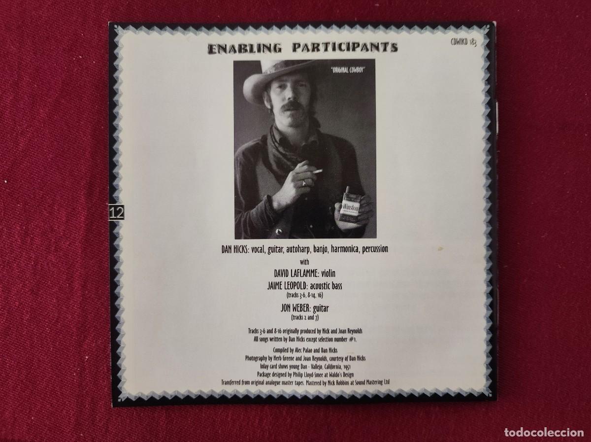CDs de m&uacute;sica: Dan Hicks &ndash; Early Muses cd - Foto 2