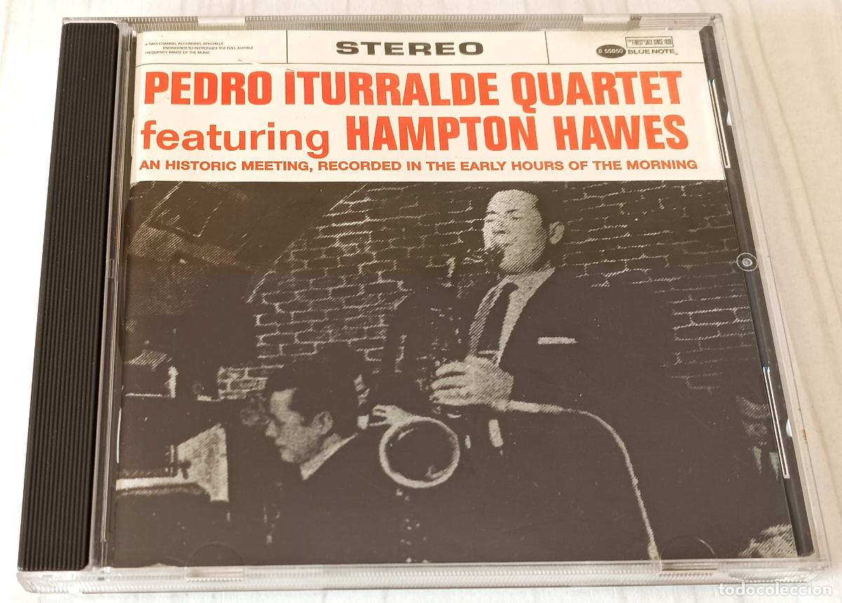 CDs de m&uacute;sica: CD PEDRO ITURRALDE QUARTET - feat HAMPTON HAWES CD BLUE NOTE - 1997 - Foto 1