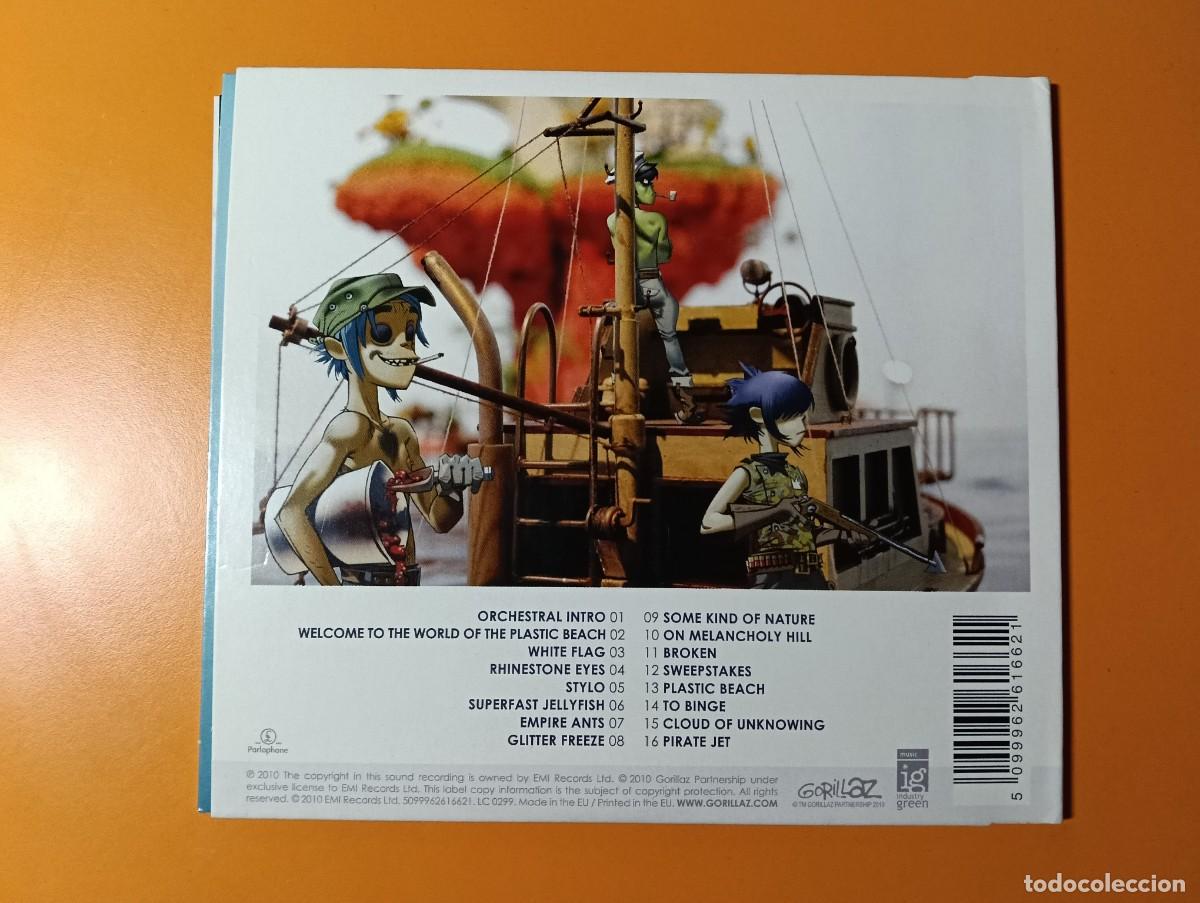 CDs de m&uacute;sica: CD GORILLAZ - PLASTIC BEACH (Parlophone, 2010) COMO NUEVO - Foto 2
