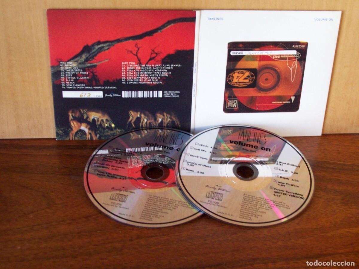 CDs de m&uacute;sica: TANLINES - VOLUME ON - DOBLE CD DIGIPACK 18 CANCIONES - Foto 1