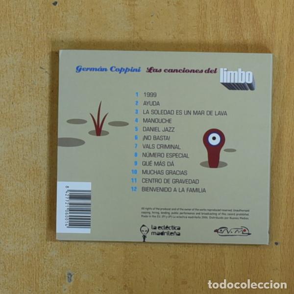 CDs de m&uacute;sica: GERMAN COPPINI - LAS CANCIONES DEL LIMBO - CD - Foto 2
