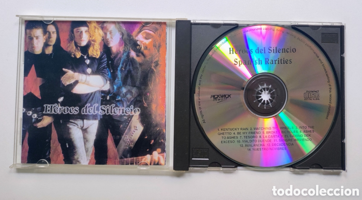 CDs de m&uacute;sica: H&Eacute;ROES DEL SILENCIO - SPANISH RARITIES / CD VERSION PICKWICK - Foto 4