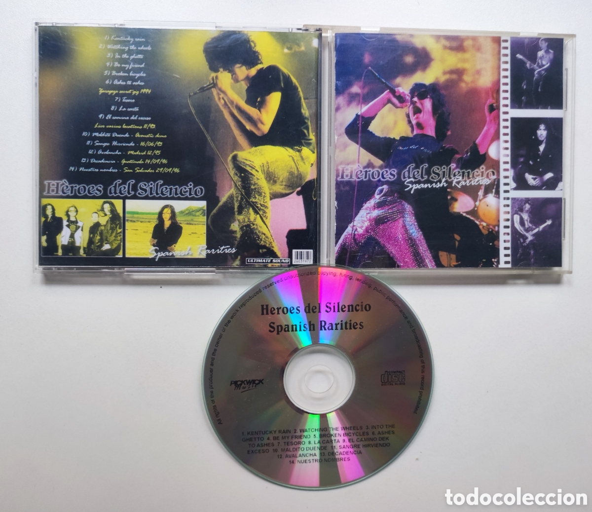 CDs de m&uacute;sica: H&Eacute;ROES DEL SILENCIO - SPANISH RARITIES / CD VERSION PICKWICK - Foto 6
