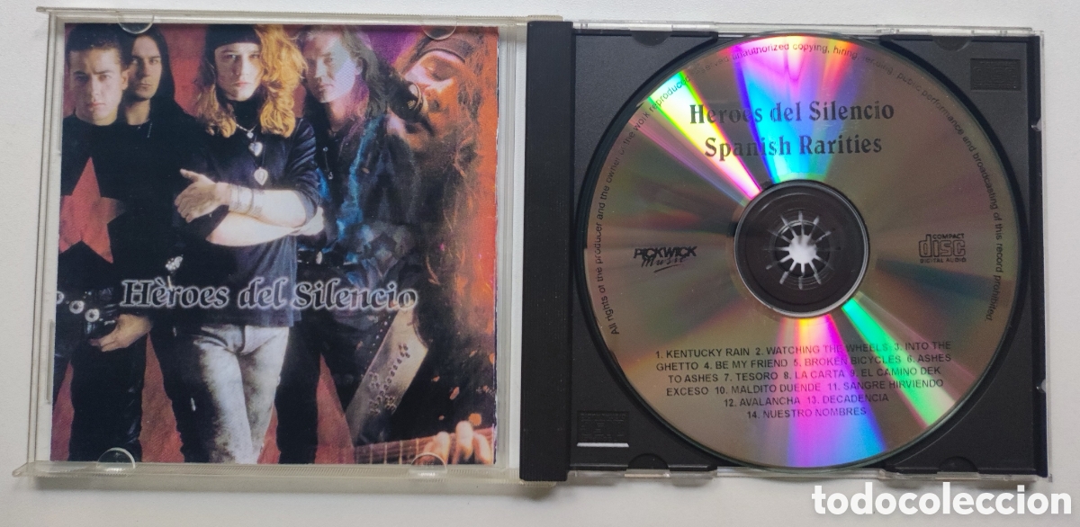 CDs de m&uacute;sica: H&Eacute;ROES DEL SILENCIO - SPANISH RARITIES / CD VERSION PICKWICK - Foto 7