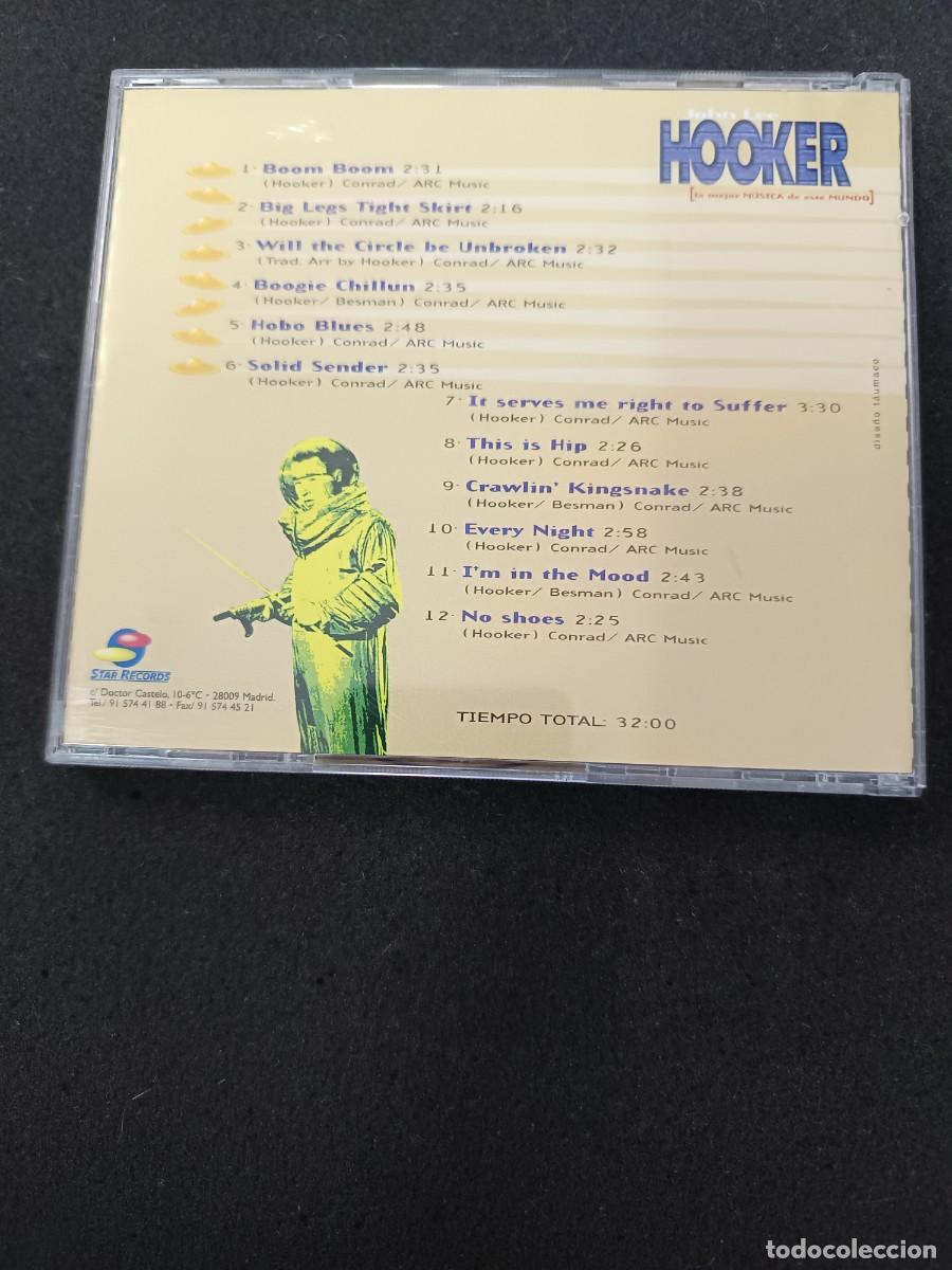 CDs de m&uacute;sica: JOHN LEE HOOKER. 12 GRANDES &Eacute;XITOS EN VERSI&Oacute;N ORIGINAL - Foto 2