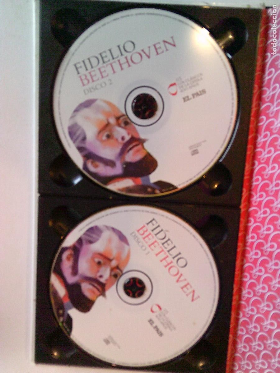 CDs de m&uacute;sica: Fidelio Beethoven Libreto y dos CD - Foto 2