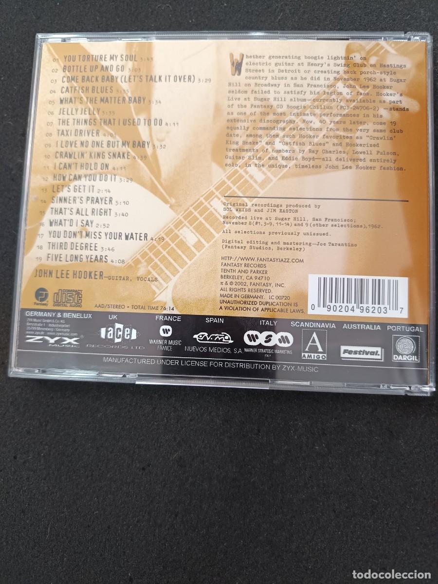 CDs de m&uacute;sica: JOHN LEE HOOKER. LIVE AT SUGAR HILL. VOL. 2 - Foto 2