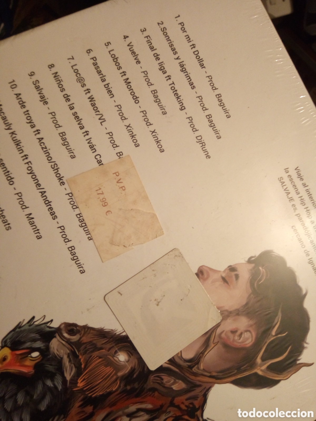CDs de m&uacute;sica: CD libro rap El Shotta &rdquo;salvaje&rdquo; - Foto 2