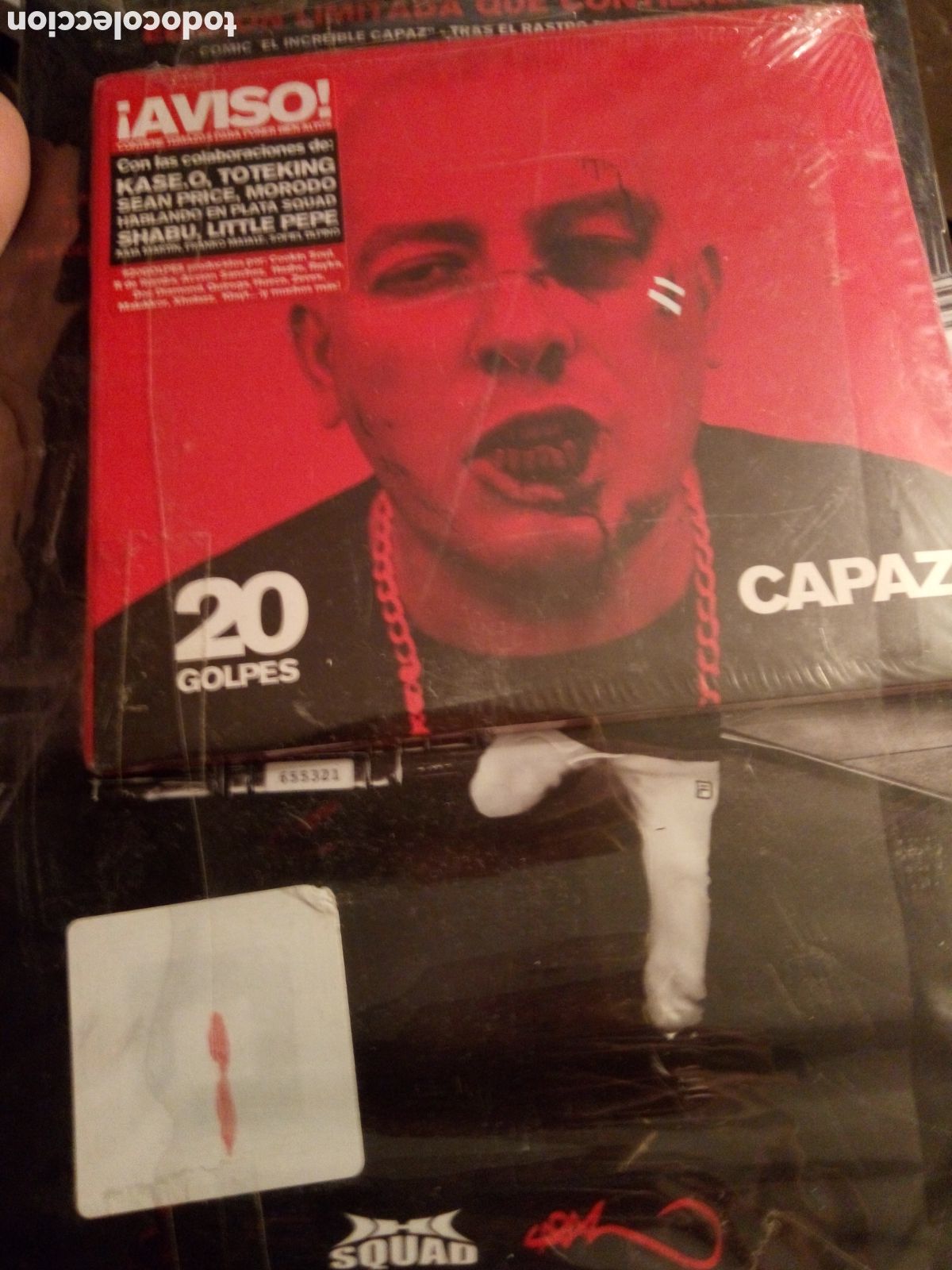 CDs de M&uacute;sica: CD capaz 20 golpes con comic