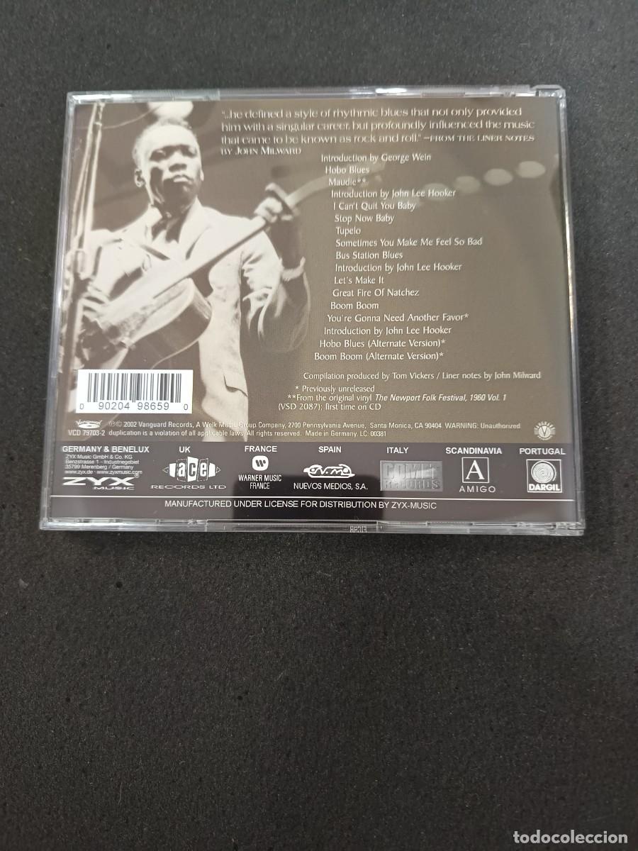 CDs de m&uacute;sica: JOHN LEE HOOKER. LIVE AT NEWPORT - Foto 2