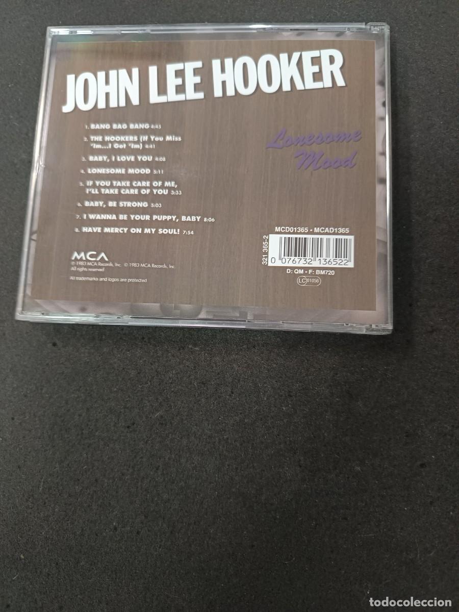 CDs de m&uacute;sica: JOHN LEE HOOKER. LONESOME MOOD - Foto 2